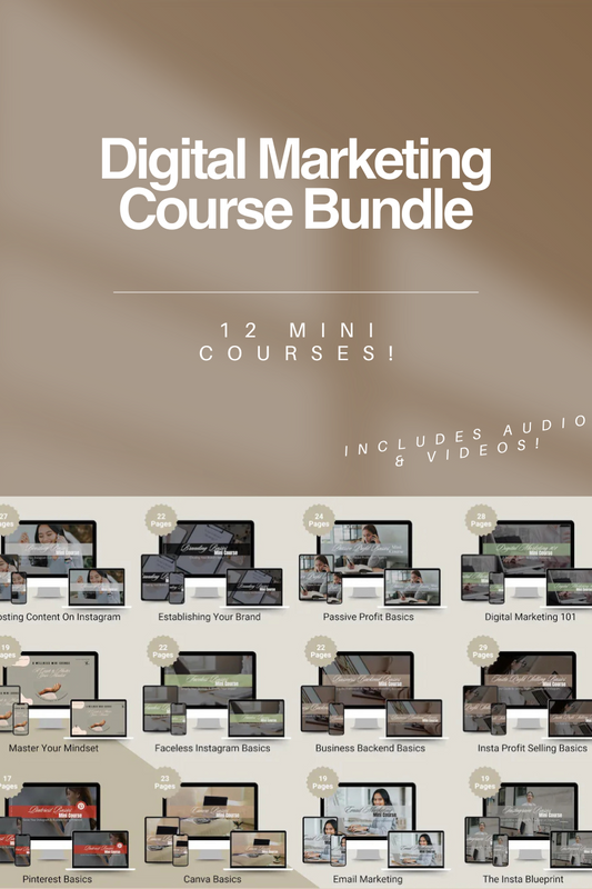 Digital marketing course bundle